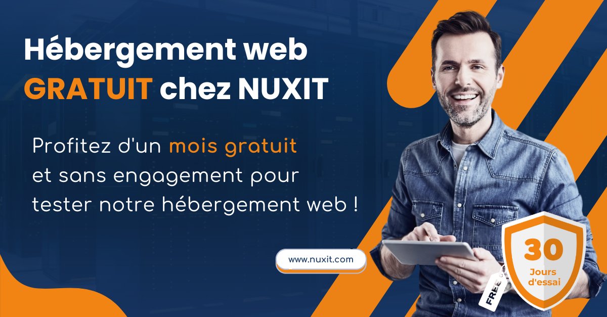 🎉 Découvrez la puissance de l'hébergement web sans engagement avec notre offre d'essai gratuit pendant un mois !🗓️

Examinez les performances, la fiabilité, le temps de disponibilité et bien plus encore avec l'offre d'essai gratuit 🚀

Essayez maintenant nuxit.com/hebergement-we…