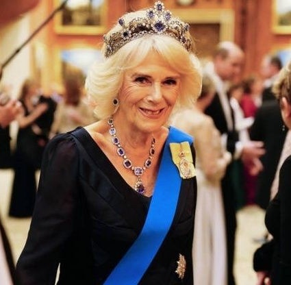lasloria's tweet photo. Blue is definitely her colour 💙
#DiplomaticReception 2022 × 2024
#QueenCamilla https://t.co/06wqZ3UUqB