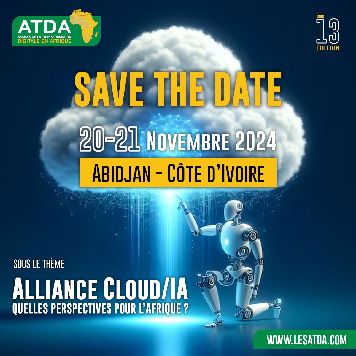 Je suis ravie de participer à 13e édition des Assises de la Transformation Digitale en Afrique (ATDA 2024) 📷 à Abidjan 📷.
Sur le thème Alliance Cloud/IA : Quelles perspectives pour l’Afrique ?
#ATDA2024 #TransformationDigitale #IA #Cloud #AfriqueDigitale #MaraAcademy