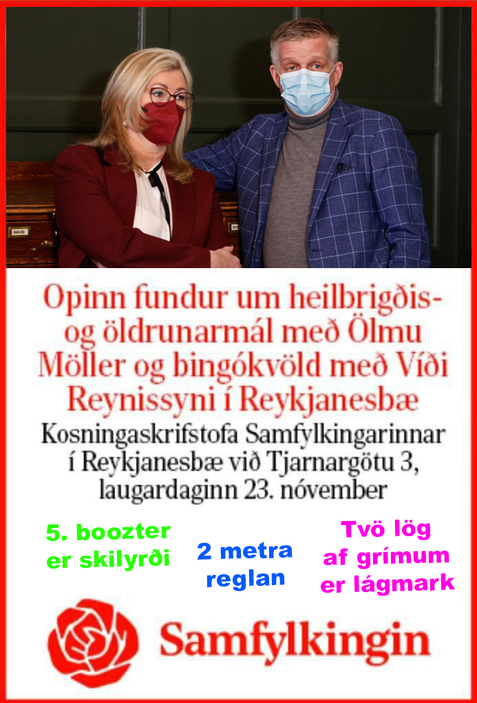 Tveir metrar eru auðvitað lágmarksfjarlægð.