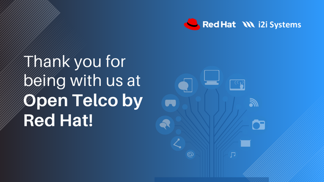 i2iSystems's tweet photo. Thank you, Red Hat, for hosting the inspiring Online Ecosystem Showcase at Open Telco! As i2i Systems, we were proud to participate in the Exhibits category. A big thank you to everyone who joined us and contributed to this incredible event. #i2iSystems #OpenTelco #RedHat https://t.co/onn7Jn1u6E