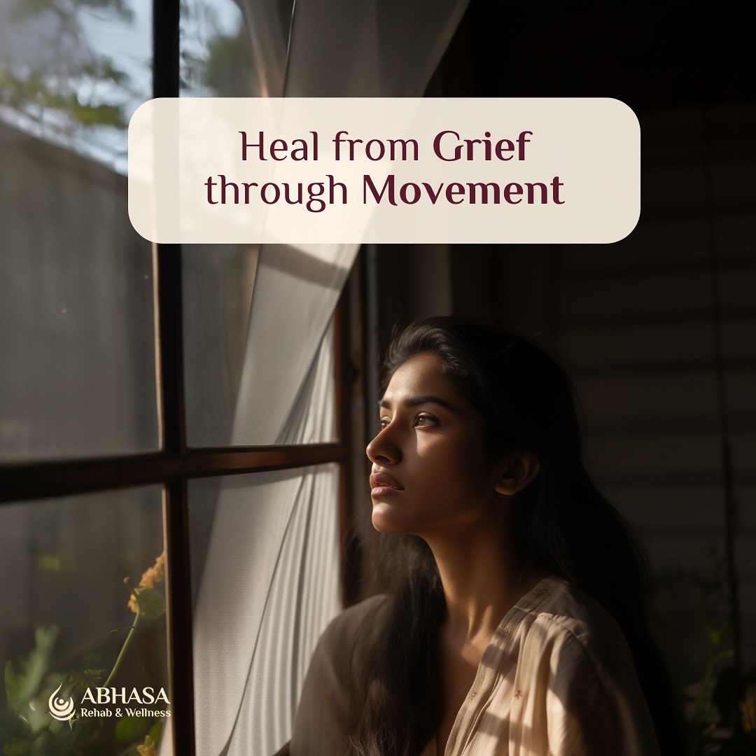 AbhasaCentre's tweet image. When we move our bodies, we release endorphins—nature’s feel-good hormones—that help combat stress and lift our mood. Plus.

visit us at abhasa.in or contact us at +91 73736 44444 for support. 

#grief #MentalHealth #movementtherapy #therapy #theabhasaexperience