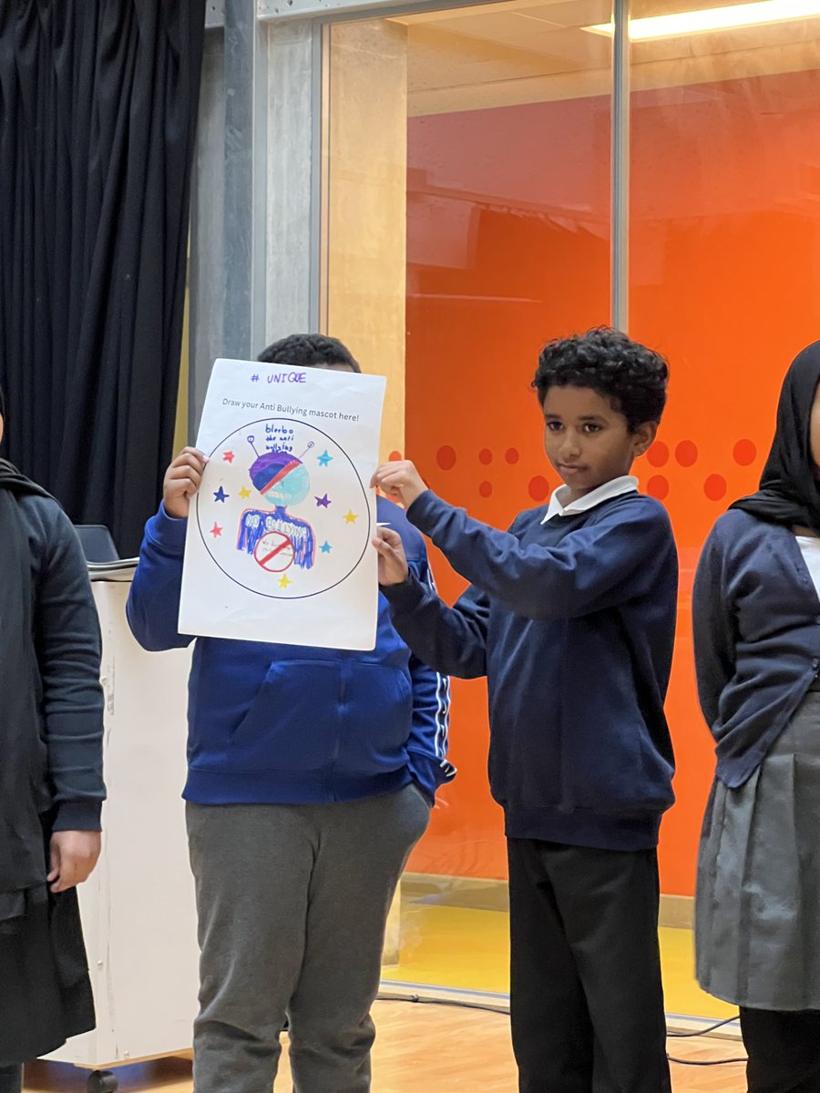 A group of Y5&amp;6 children attended Spotlight for Poplar Parliament. The trip focused on anti-bullying and the group had to design a brochure, a mascot &amp; a shield. They also had to present this all in front of the other schools and judges. Everyone worked so hard &amp; had a great time