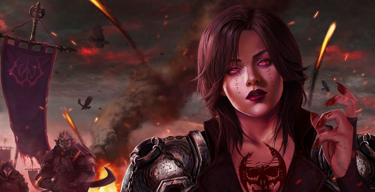 Keyhlanwolf's tweet image. #morrigan #darkside #bloodwitch