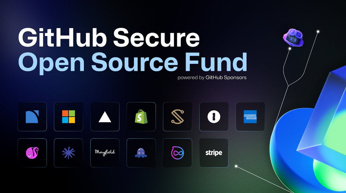 OpenForumEurope's tweet image. We are happy to announce that OFE is an Ecosystem Partner of the new GitHub Secure Open Source Fund!

We are proud to help improve open source security and to collaborate with other industry leaders to make an impact.

#GitHub #GitHubSecure #SupplyChainSecurity 
#opensource
