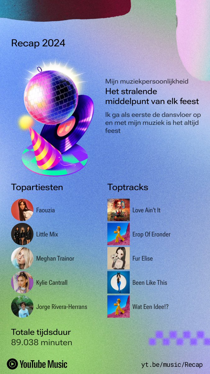 maarten_claus's tweet image. 3rd year in a row that @faouzia is my top artist in my recap.