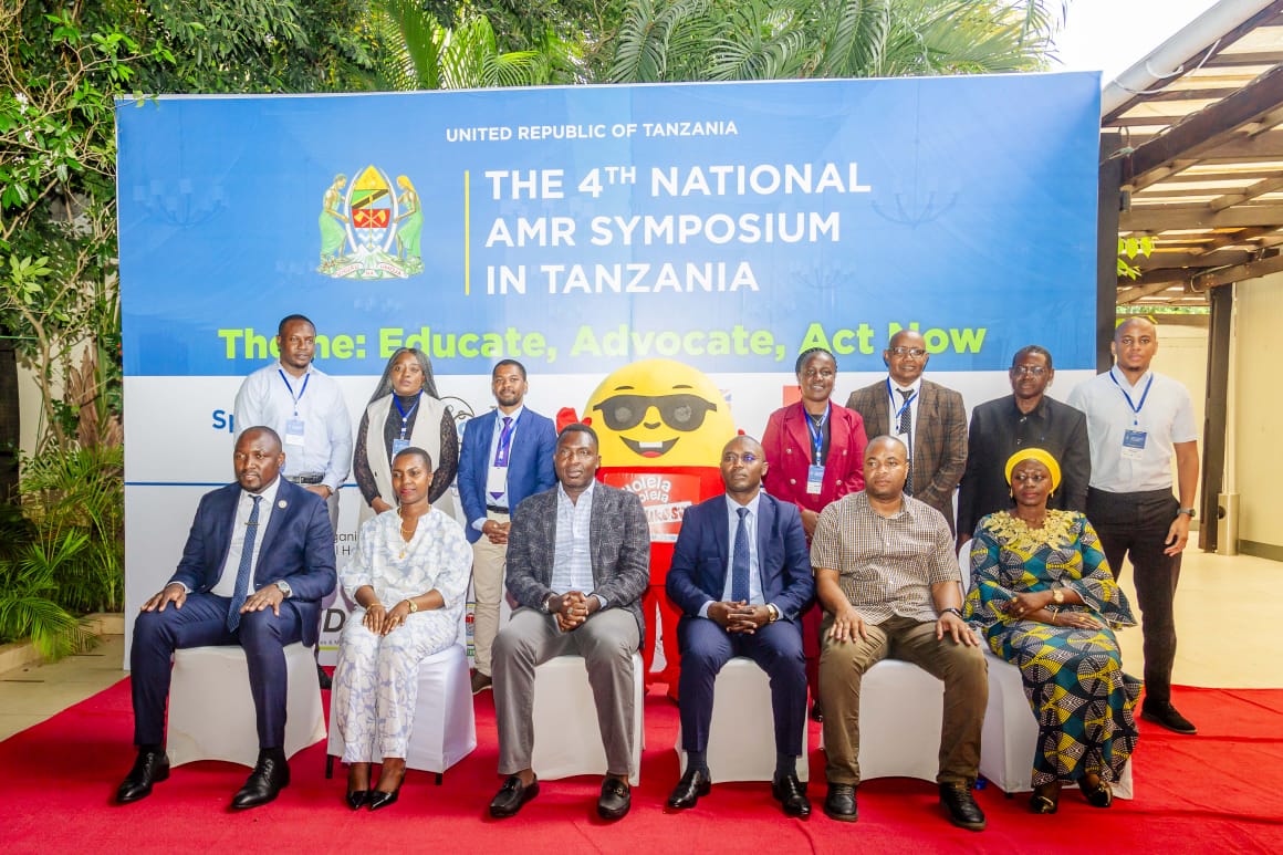 ASLM_News's tweet photo. ASLM joined partners at the 4th National AMR Symposium and the launch of Tanzania's #WorldAMRWeek2024. Mr. Sylvester Moyo from @ASLM_News highlighted ASLM’s AMR work while @HKigwangalla urged swift action to tackle AMR & strengthen regulations. Together, we fight AMR! #WAAW2024 https://t.co/Uwn0uw247k