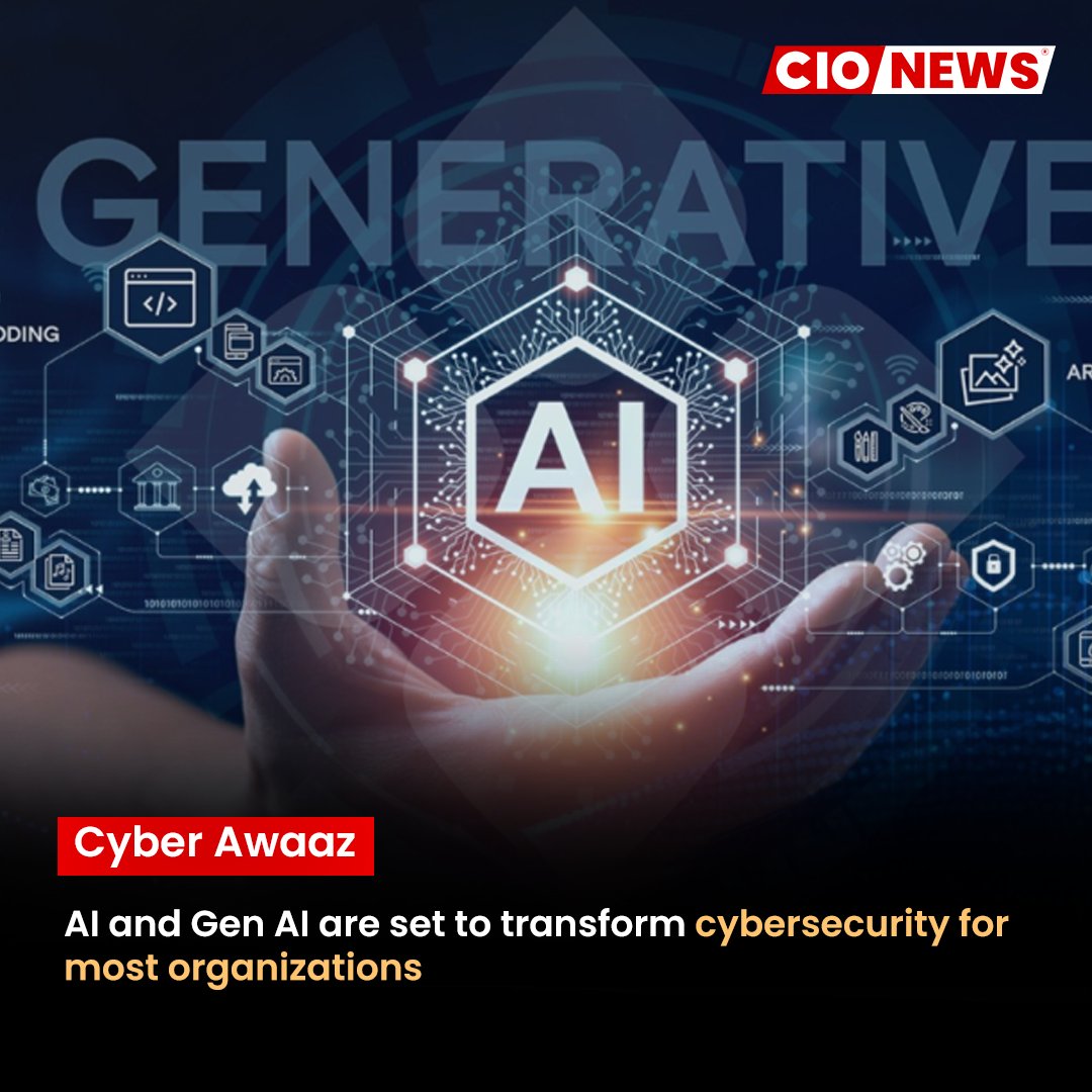 TheMainstream7's tweet photo. AI and Gen AI are set to transform cybersecurity for most organizations
To know more about it read our full article here:
https://t.co/Mmx1jCe9qh
.
.
#cionews #newsdesk #dailynews #trending #ArtificialIntelligence #GenerativeAI #Cybersecurity #AIForCybersecurity #AIInnovation https://t.co/S18c4RM78S