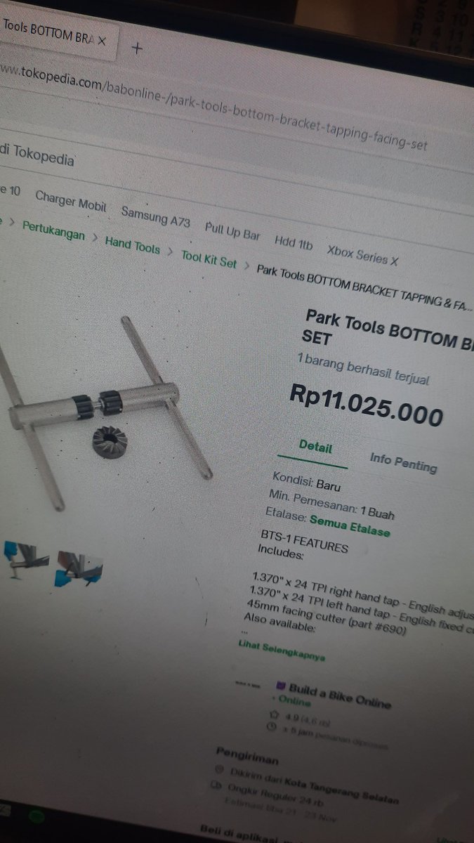 Tools seharga fullbike..