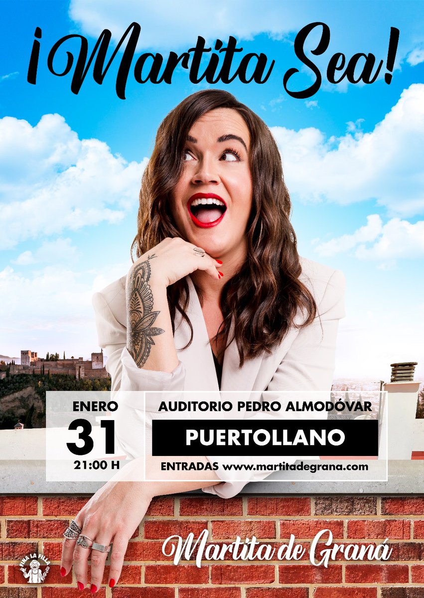 ¿Preparad@ para morirte de la risa?🤣🤣🤣 <a href="/martita_d_grana/">Martita De Graná</a>  el 31 de enero en Puertollano! Entradas en 👉 entradasatualcance.com/tickets-martit…