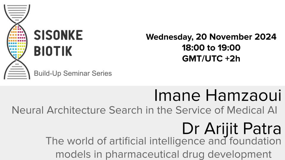 Exciting virtual seminar today @ 4PM GMT! Two groundbreaking talks:
🔸️Neural Architecture Search in Medical AI
🔸️AI &amp; Foundation Models in Drug Development 
Join us: cassyni.com/events/QZ69BCW… (zoom link available 30mins before the event)
#aiinhealthcare
#HealthcareInnovation