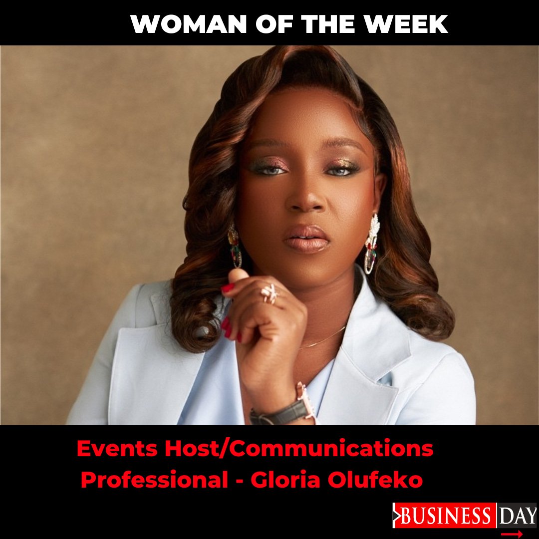 BusinessDayNg's tweet photo. Meet Businessday's Woman of the week, Gloria Olufeko - Event Host and Communications Professional.

Gloria Olufeko

#womanoftheweek #businessday https://t.co/a0lWHNB9tE