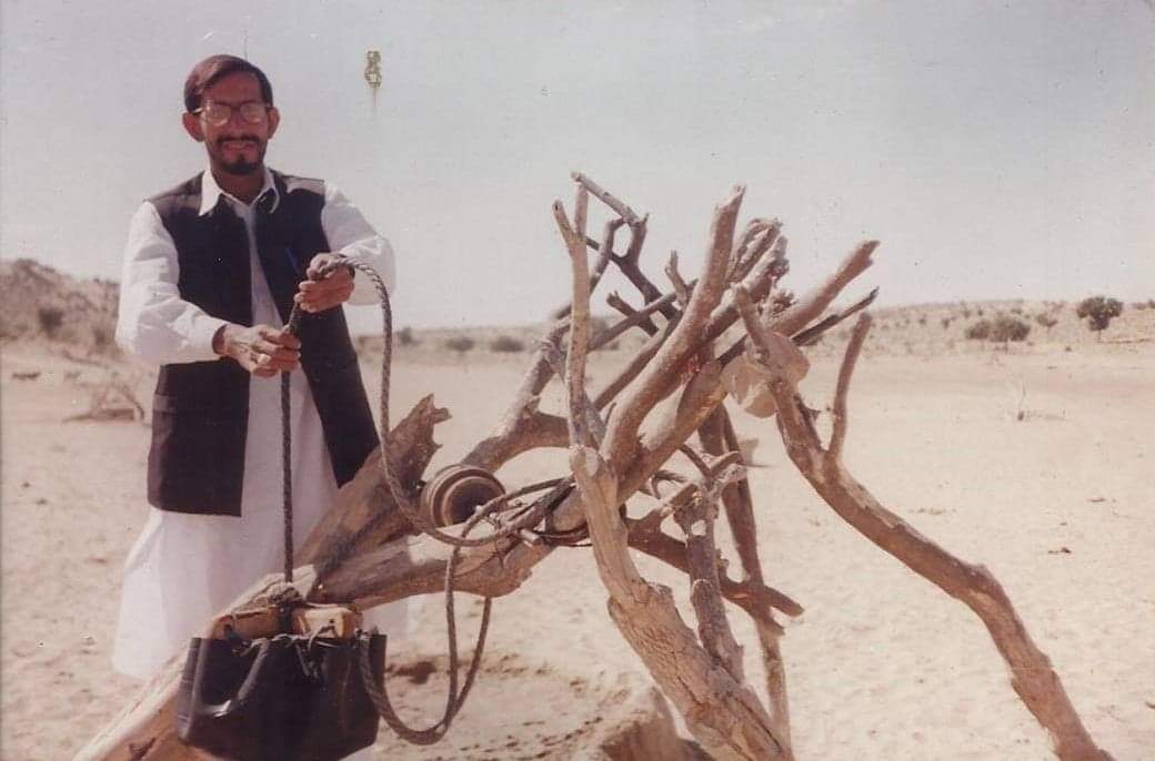 تھر پارکر سندھ 
فیلڈ وزٹ کے دوران