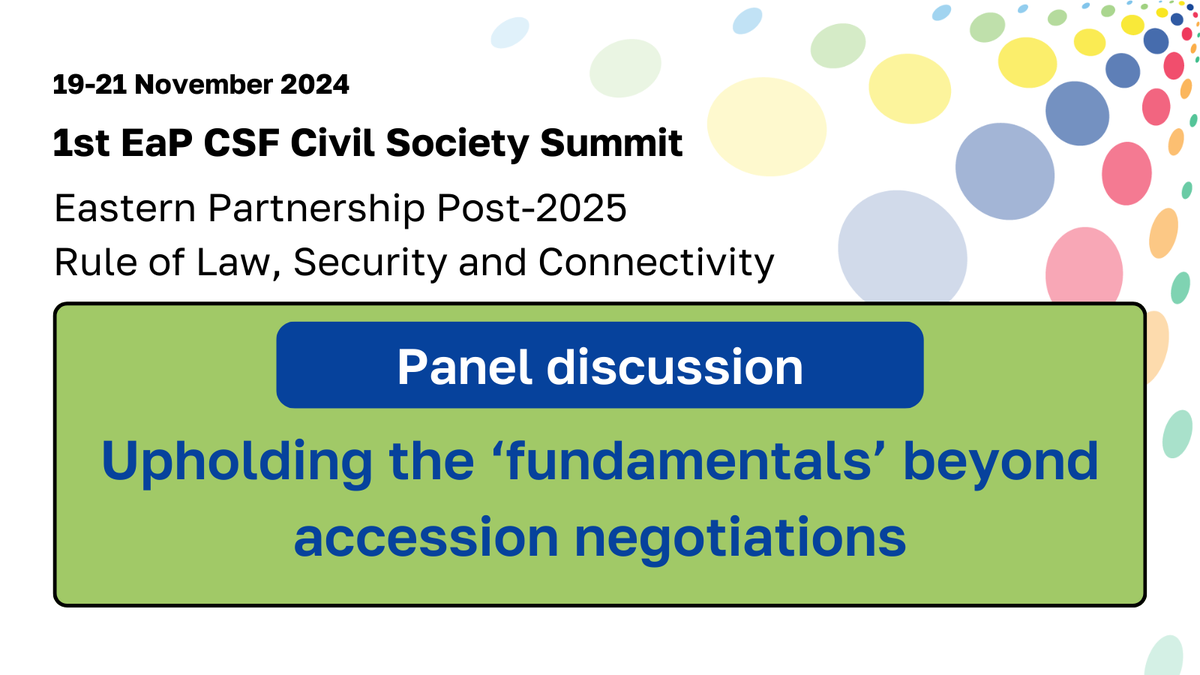 Eastern Partnership Civil Society Forum tweet media