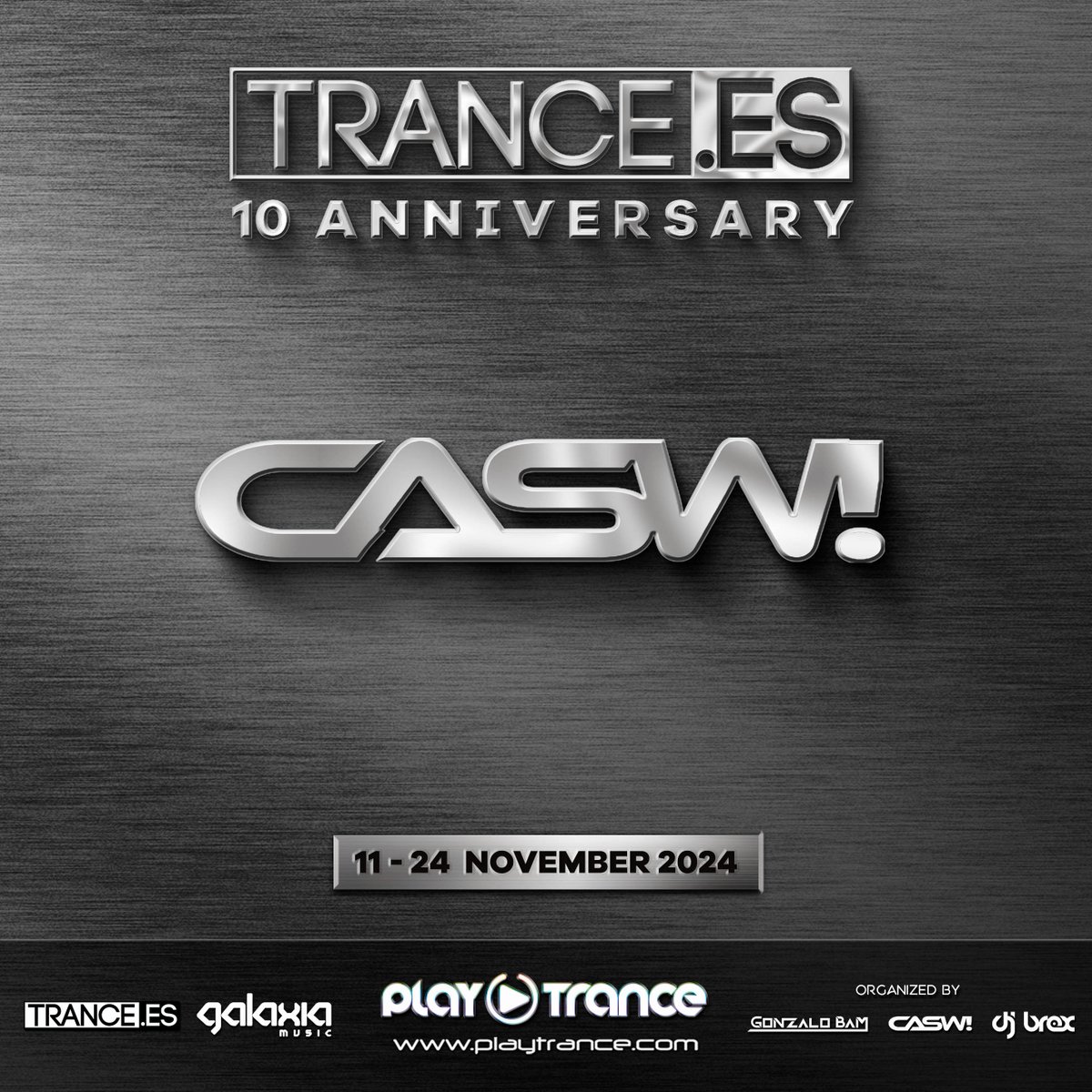 Trance.es Media (@trance_es) on Twitter photo ☣️ EN DIRECTO 🈲
🎉 Décimo Aniversario de Trance.es.
Sintoniza desde cualquiera de nuestros canales de streaming en <a href="/PlayTranceRadio/">PlayTrance Radio-TV Spain</a>: linktr.ee/playtrance
En cabina: <a href="/rubencasas79/">Ruben Casas (CASW!)</a> ☣️ EN DIRECTO 🈲
🎉 Décimo Aniversario de Trance.es.
Sintoniza desde cualquiera de nuestros canales de streaming en <a href="/PlayTranceRadio/">PlayTrance Radio-TV Spain</a>: linktr.ee/playtrance
En cabina: <a href="/rubencasas79/">Ruben Casas (CASW!)</a>