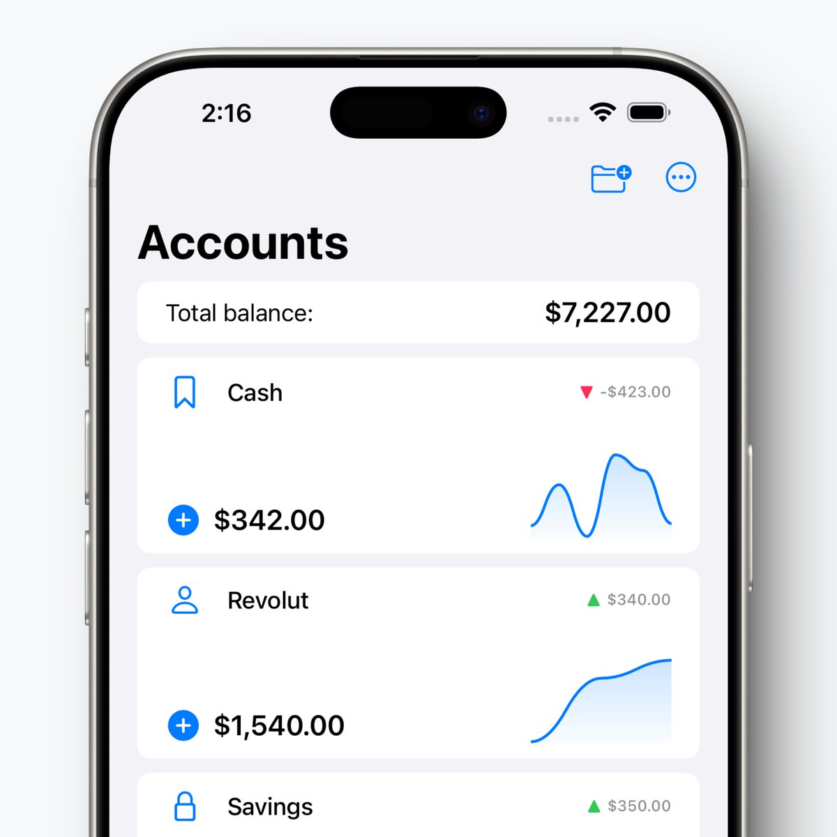 AdamKPx's tweet photo. I’ve decided to create simple apps every 1-2 weeks...ones I can finish in just a single sitting. The first result of this experiment is What’s My Balance?

It’s a super-simple financial app for those who don’t want to track every expense but still want a clear overview of their finances and any changes. All you need to do is record your account balances whenever you check them. Based on this, you’ll get simple stats (with more features potentially added later, depending on demand).

If you’d like to try it, share this post and leave a comment. I’ll DM you a promo code (make sure to follow me so I can send you a message).

Next time, a friend will join me in building another app just as simple