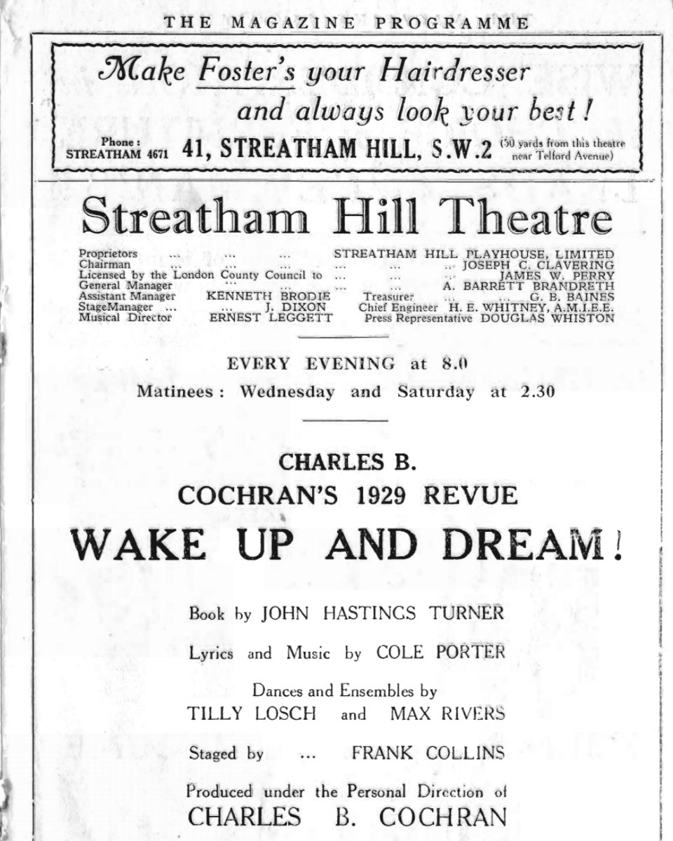 The Friends of Streatham Hill Theatre tweet media