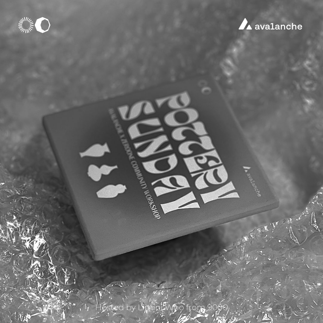 🎨✨ Pottery Sunday in Seoul✨🎨
Avalanche artist community workshop with Zeroone <a href="/zero________one/">zeroone 🔺</a> is happening this weekend! 🔥🔥🔥

With the support of the Avalanche🔺 <a href="/avax/">Avalanche🔺</a> , 9000🔺 <a href="/AvaxDAO_/">Avalanche</a> &amp; Avalanche Korea🔺 <a href="/AvalancheKorea/">Avalanche Korea🔺🇰🇷</a> all spots are fully booked. 💫 

Check out the