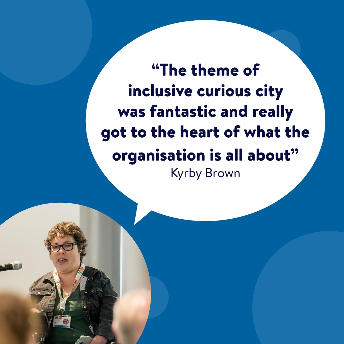 We love hearing feedback from our events! Here’s what Kyrby Brown, one of our amazing speakers said about Access All Areas 2024.

And you, what is your feedback on Access All Area 2024?

#AccessAllAreas #WECIL #Diversity #Inclusion #Bristol #Community