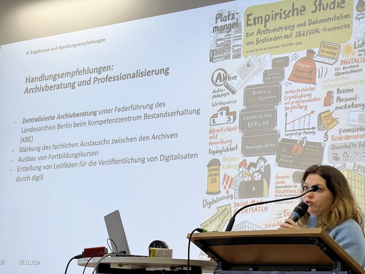 Jana Bertels vom Berliner Beauftragten zur Aufarbeitung der SED-Diktatur über Schlussfolgerungen aus der aktuellen Studie berlin.de/aufarbeitung/v…
#berlinerarchivtag