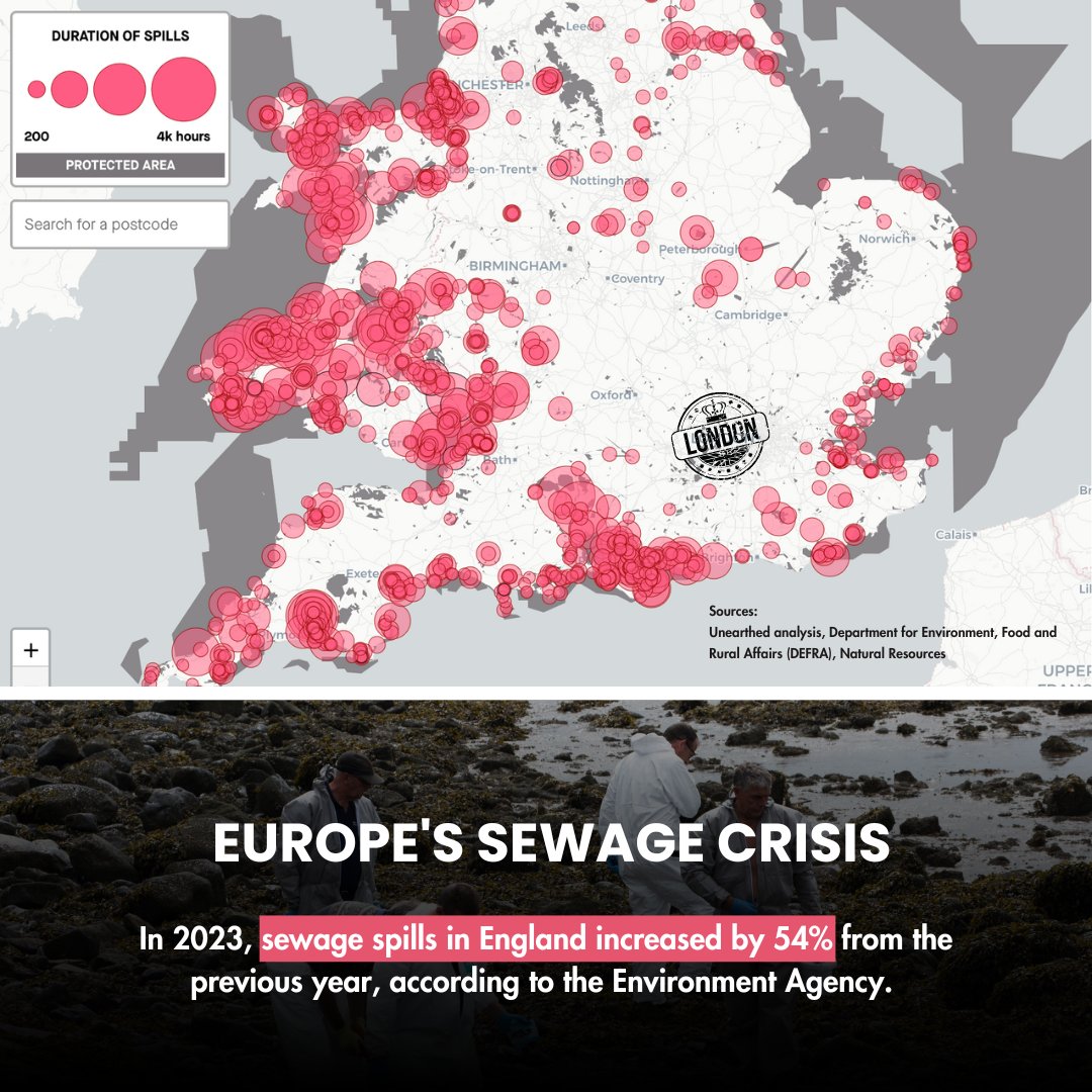 Biotonomy (@biotonomy) on Twitter photo Europe’s sewage crisis is worsening, with spills increasing by 54% in the UK in 2023. At Biotonomy, we’re working on Nature-Based solutions to address this. Raise awareness and help tackle this environmental and health crisis.
#biotonomy #water #sewage #europe Europe’s sewage crisis is worsening, with spills increasing by 54% in the UK in 2023. At Biotonomy, we’re working on Nature-Based solutions to address this. Raise awareness and help tackle this environmental and health crisis.
#biotonomy #water #sewage #europe