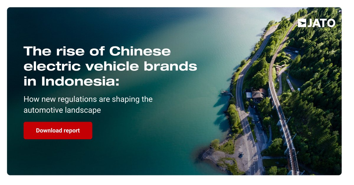 JATO_Dynamics's tweet image. Our latest report, The Rise of Chinese EV Brands in Indonesia, dives deep into how brands like MG, Chery, and BYD are transforming the automotive landscape and experiencing significant growth: hubs.li/Q02VZ6Z-0 

#EV #Indonesia #AutomotiveTrends #EVInsights #Automotive