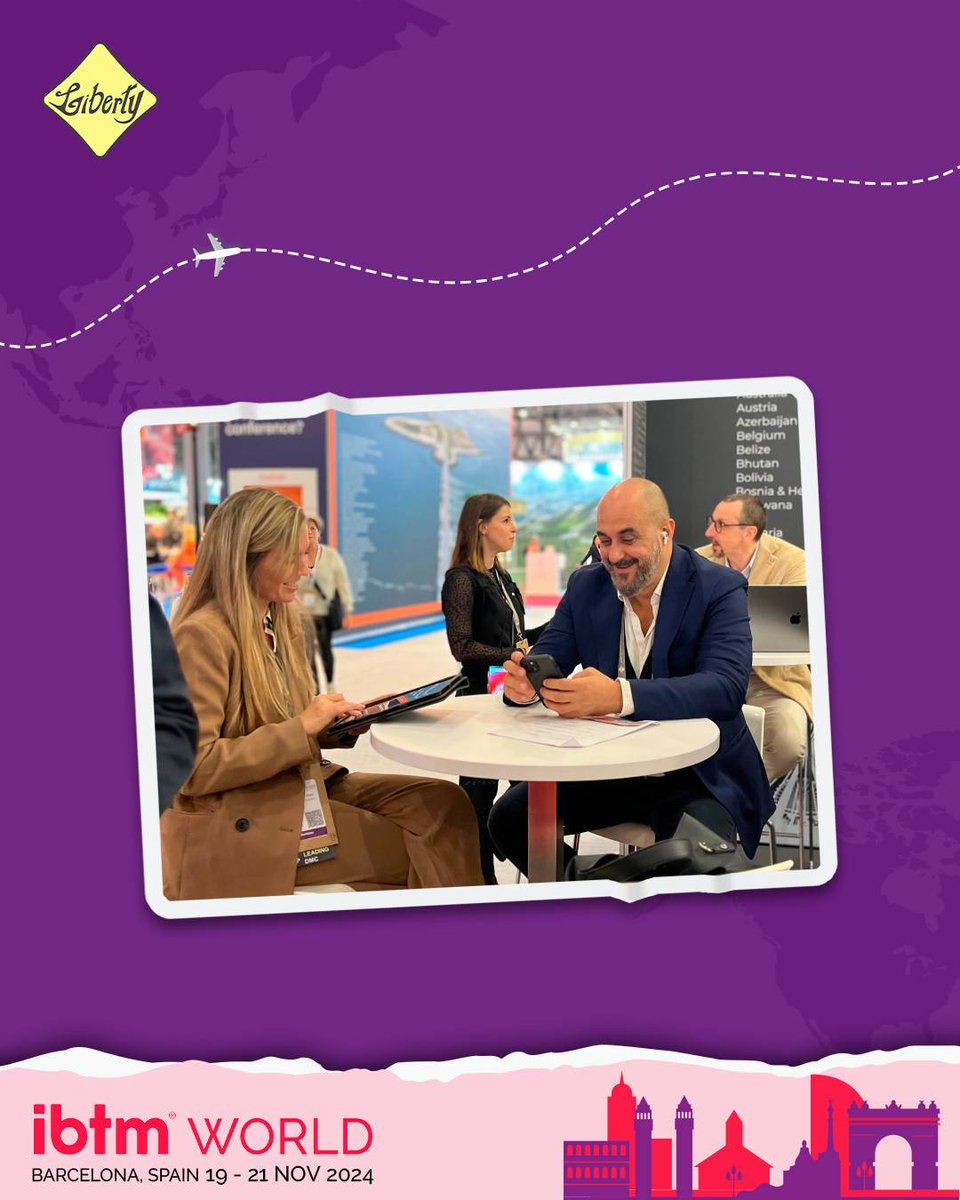 liberty_itg's tweet photo. IBTM Day 2: High energy, thriving connections, and impactful meetings! Visit us at Booth F25.
@liberty_itg
.
.
.
.
.
#LibertyAtIBTM #Libertytourism #Libertygroup #ifkgbg #WINTER #IBTM2024 https://t.co/ut0lAKdgBA
