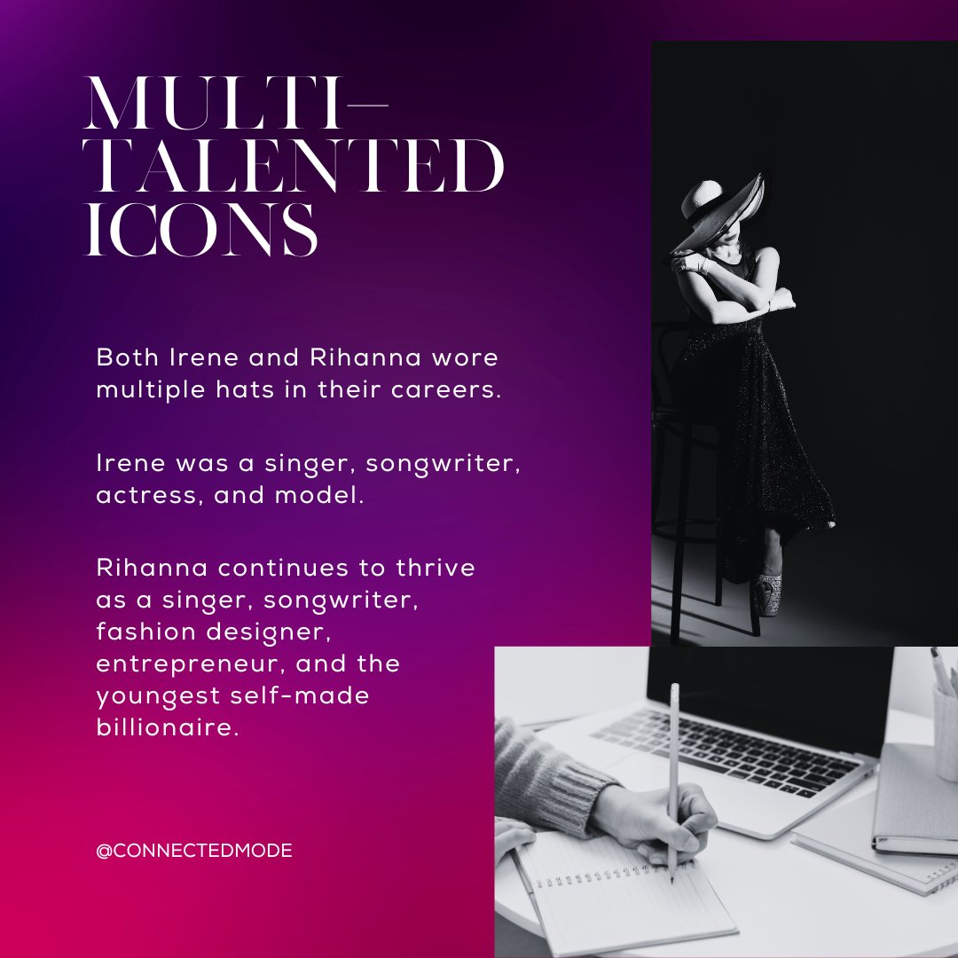 Coachele's tweet photo. (Part 2)#Rihanna and #IreneCara share more than just star power! 🌟 From growing up in #bigfamilies to becoming trailblazers in music, fashion, and entrepreneurship, these two icons have a legacy that continues to inspire. 
https://t.co/cfznLcFWHZ
#BossLadies #Icons https://t.co/XmIqsIyNea