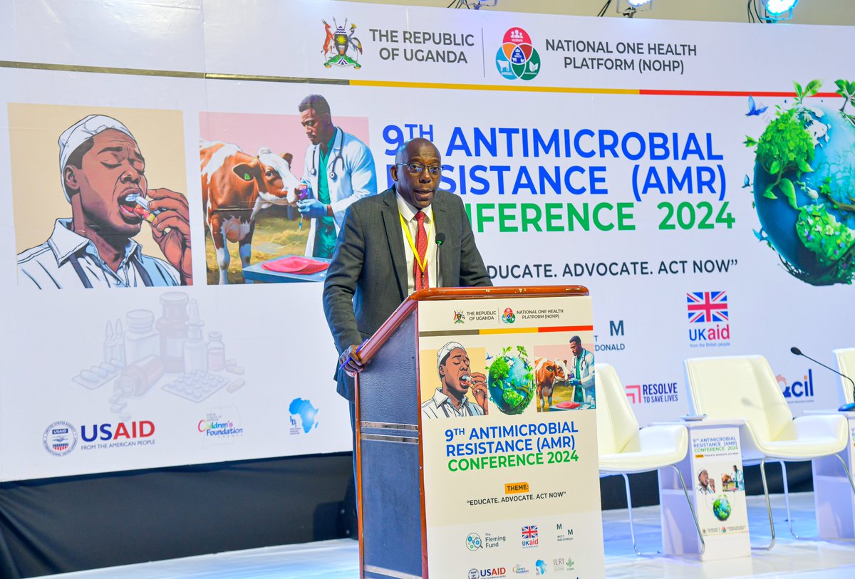 During this World AMR Awareness Week (#WAAW2024 ), we have joined several stakeholders at the 9th Antimicrobial Resistance(#AMR) conference 2024 in Kampala, Uganda. This year's theme, "Educate, Advocate, and Act Now," emphasizes the urgency of collective action against #AMR.
The