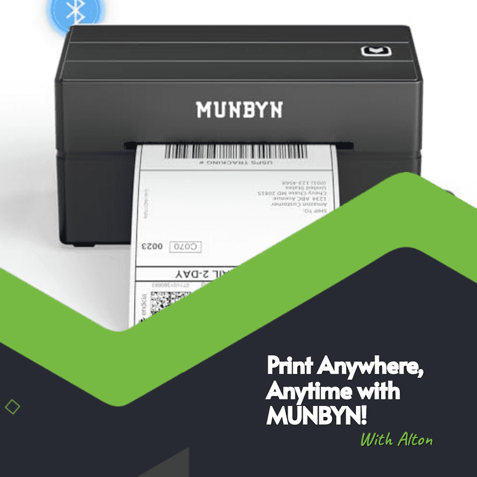 AlToneLLC's tweet photo. Print Anywhere, Anytime with MUNBYN! https://t.co/zjBXKDbxsS

#MUNBYN #LabelPrinter #SmallBusinessEssentials

#AlTone #Munbyn #Logie #ad https://t.co/uQ1gKjXot2