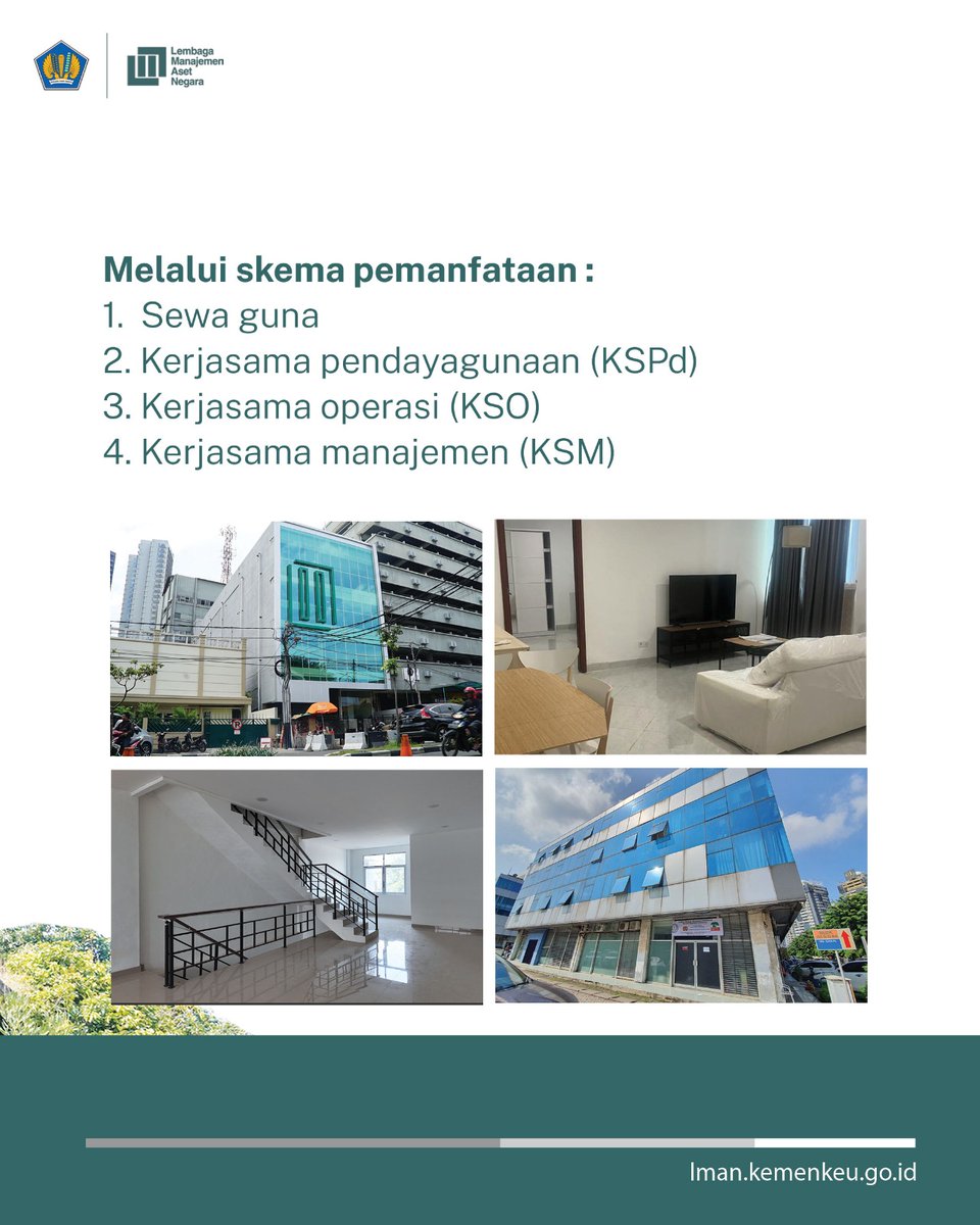 BLU_LMAN's tweet photo. Skema pemanfaàtan aset kelolaan LMAN https://t.co/XAxU2j3Vdf