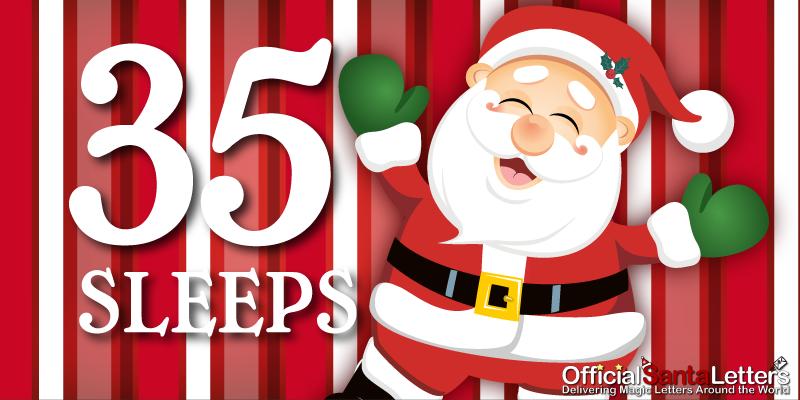 OfficialSanta's tweet image. Ho Ho Ho!
ONLY 35 Sleeps to go! 🎅
official-santa-letters.co.uk
