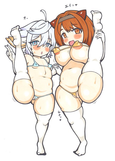 グラブルから、ヤイアちゃんとワムデュスのエッチ絵です
グラブル熱が高まったので趣味のむちぷにを・・・ 