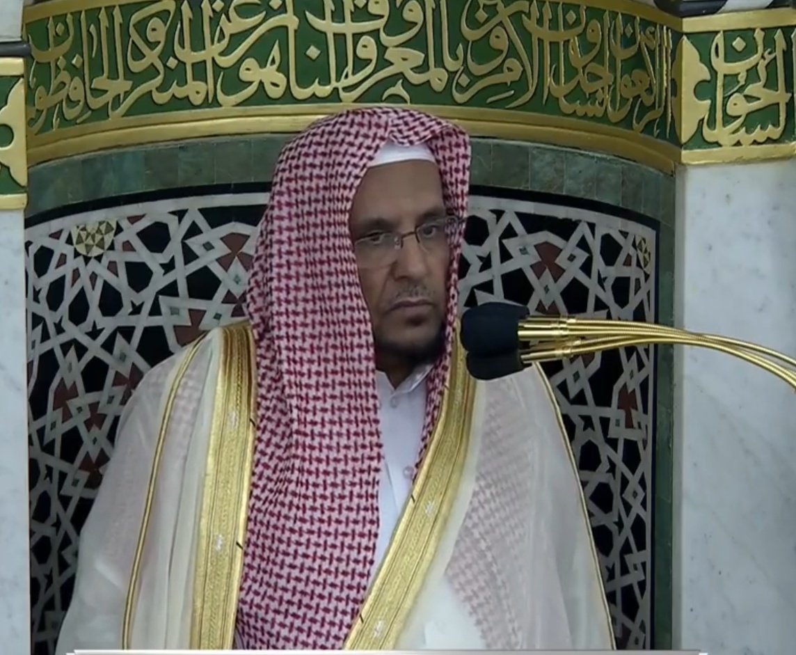 Don't Ask The Prophet For Your Needs But Ask Allah ONLY For Your Needs!

Sheikh Hussain Aal Sheikh immediately stood up to deliver a short speech after the Isha Prayers yesterday at Masjid An Nabawi. 

In the name of Allah, the Most Gracious, the Most Merciful. All praise is due