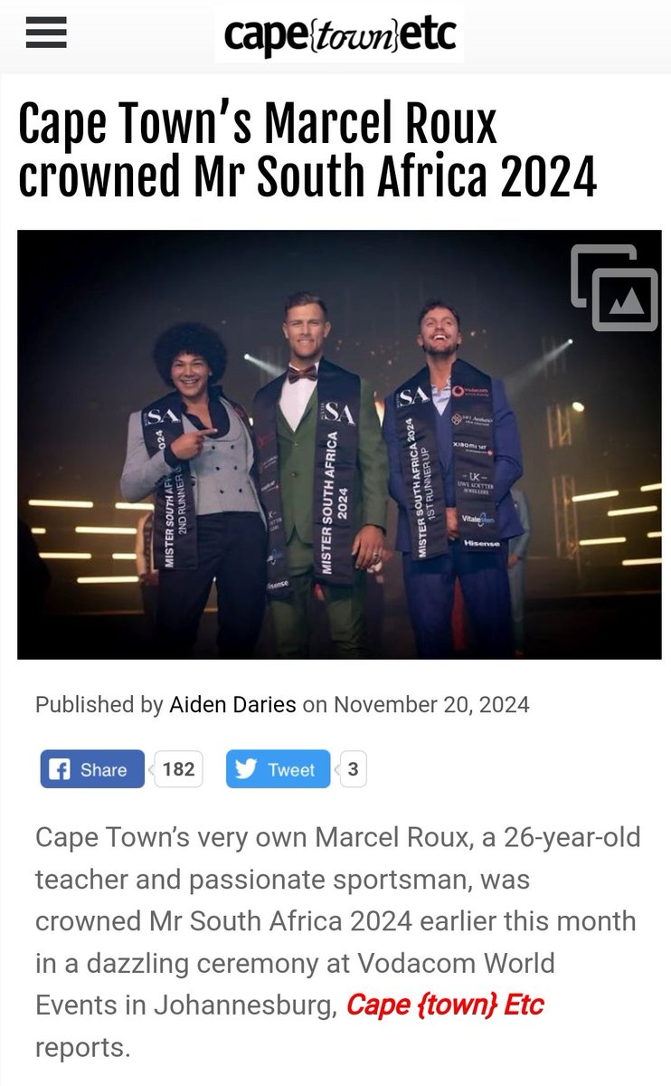 Mr South Africa tweet media