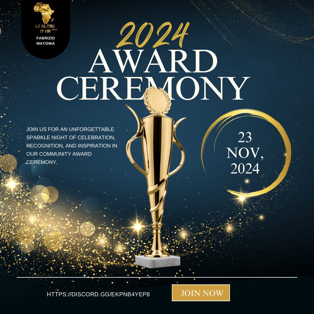Get ready for the 2024 African CoDM Battle Royale Awards ✨ Join us on 23rd Nov 2024 for a night of celebration, recognition, and inspiration as we honor the best in the community.

Chief Host:<a href="/IamMayowa06/">MAYOWA</a>

Don’t miss out - be part of the legacy: discord.gg/GAqyRcgNp5
#CODm