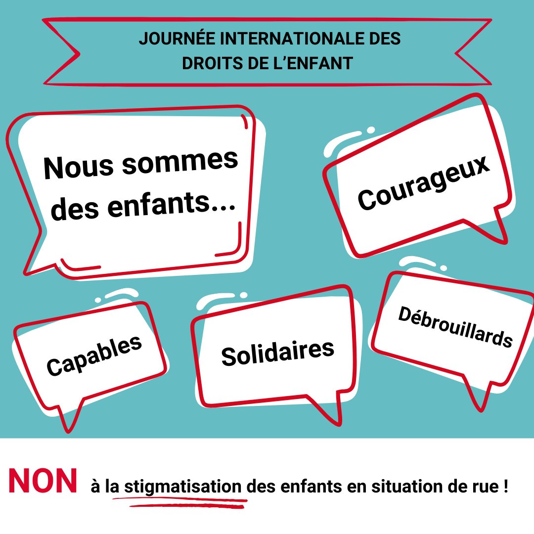 À opportunités égales, ces enfants vont à l’école, apprennent un métier, participent à la société et réalisent leurs rêves.

Rappelons-le : ces enfants ont les mêmes droits que tous les autres !

#0préjugé0exclusion #JournéeDesDroitsDeLEnfant