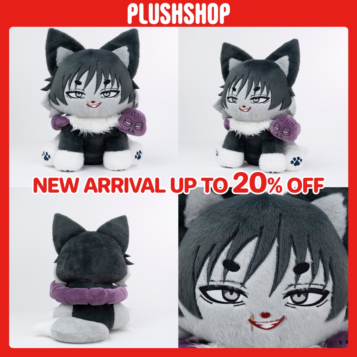 Plushshop_Anime's tweet photo. New arrival with an exclusive debut discount of 20% off! Toji Meow has arrived! ✨
#toji #tojiedit #tojicosplay #fushigurotoji #jjk #jujutsukaisen #jjkedit #jujutsukaisenedit #jujutsukaisencosplay #jjkmanga https://t.co/3wKZUQ1oSR