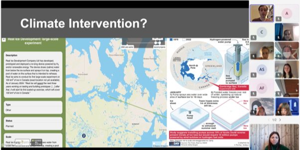 Today, my Energy Law students had the pleasure of learning about climate change &amp; geoengineering from Aaron Cooper. Tusen Takk, Aaron!