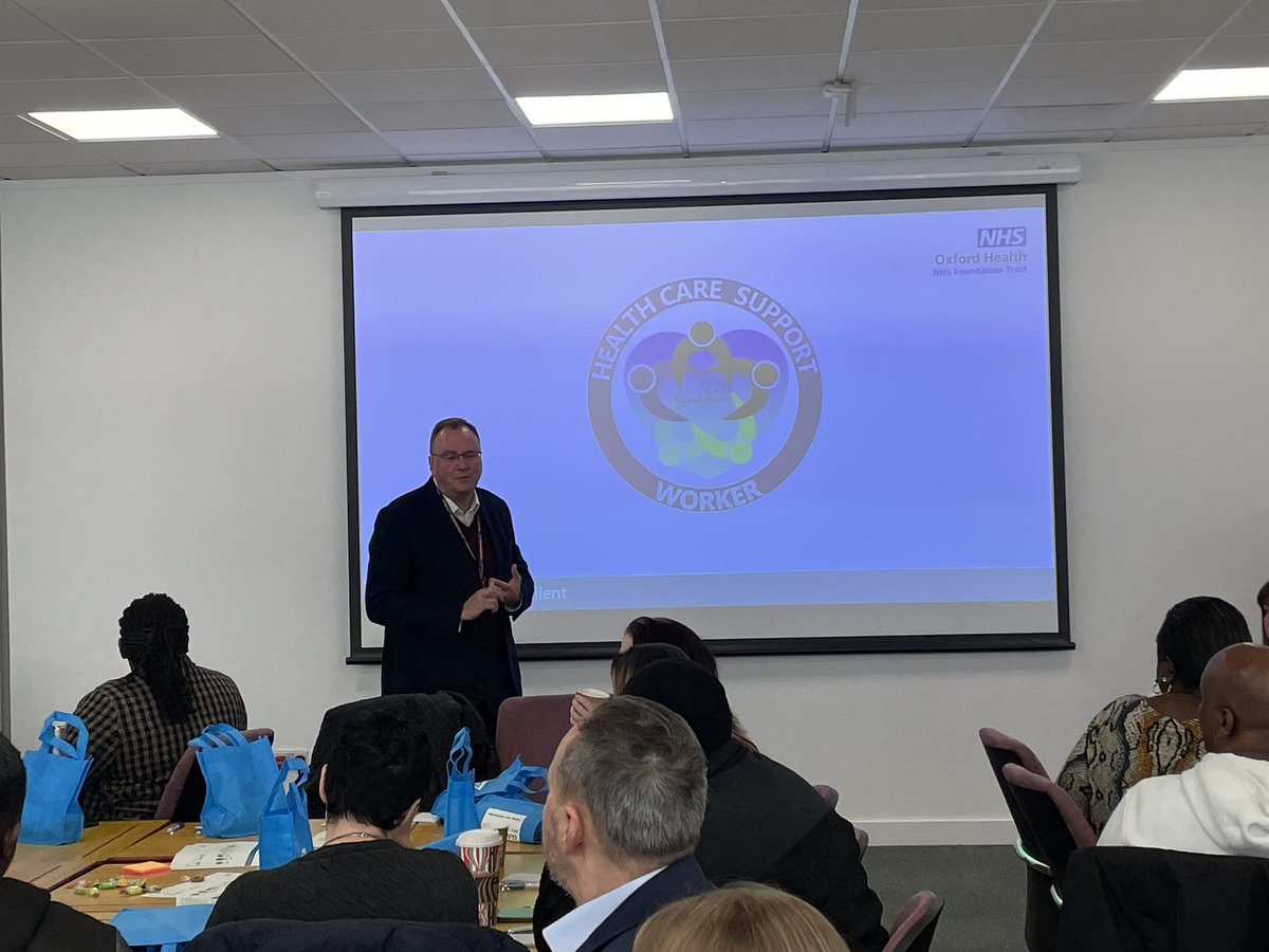 @OxfordHealthAHPs (@oxfordhealthahp) on Twitter photo Our CEO Grant MacDonald joined us this morning to welcome over 100 of our amazing Healthcare Support Workers to a celebration day just for them! <a href="/OxfordHealthNHS/">Oxford Health NHS FT</a> Our CEO Grant MacDonald joined us this morning to welcome over 100 of our amazing Healthcare Support Workers to a celebration day just for them! <a href="/OxfordHealthNHS/">Oxford Health NHS FT</a>