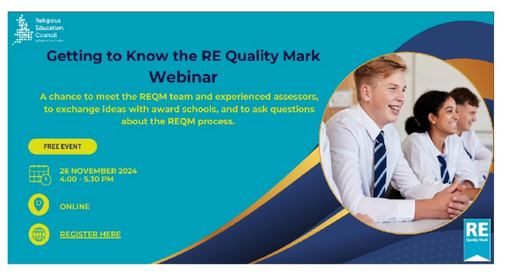 RE_Hubs's tweet image. Want to celebrate the RE in your school? Consider applying for the RE quality mark.

Sign up for this event to find out more

eventbrite.com/e/getting-to-k… #TeamRE