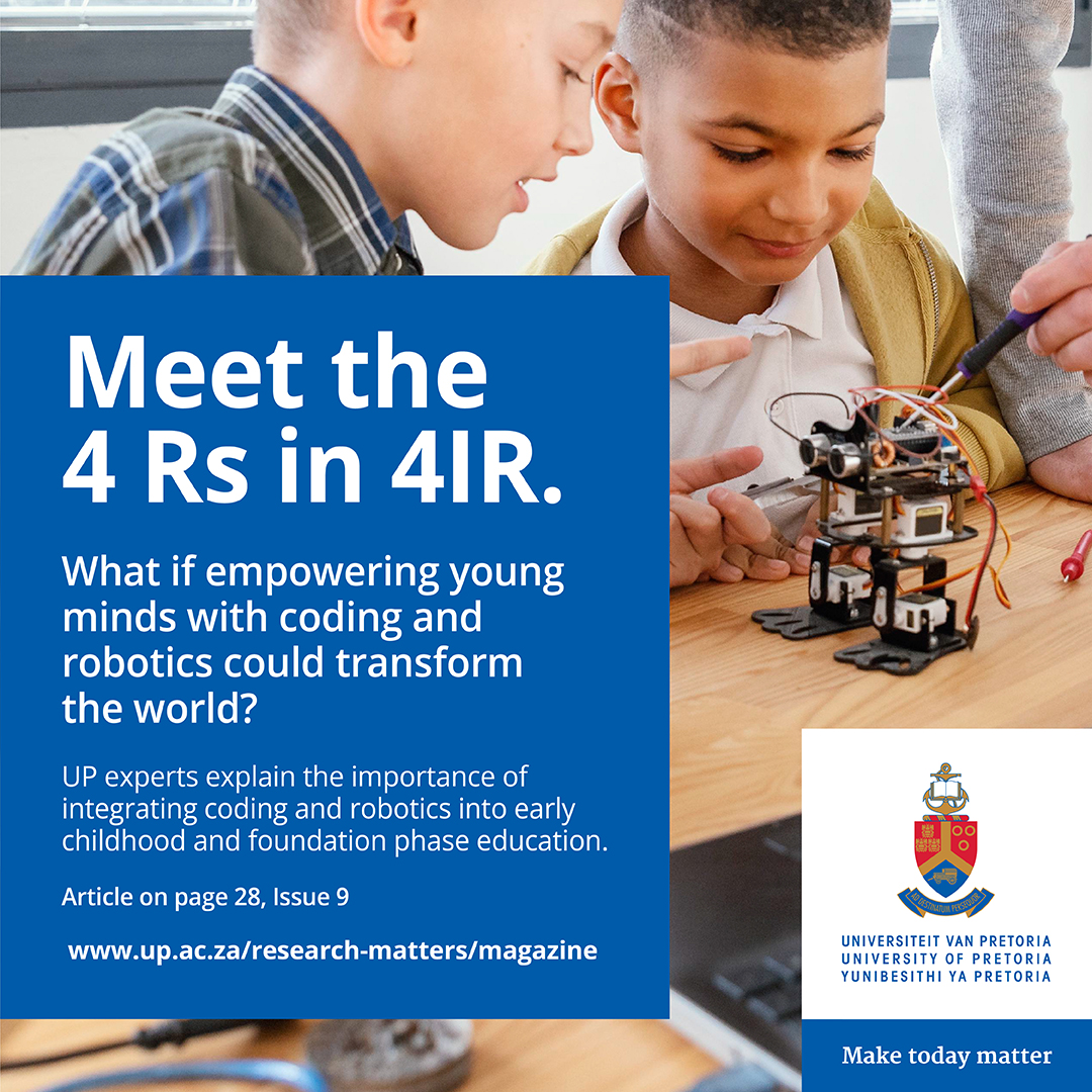RekordNewspaper's tweet image. AD | 4Rs in 4IR
#UPFacultyOfEducation #CodingAndRobotics #PreparingYoungMinds #DigitalWorld