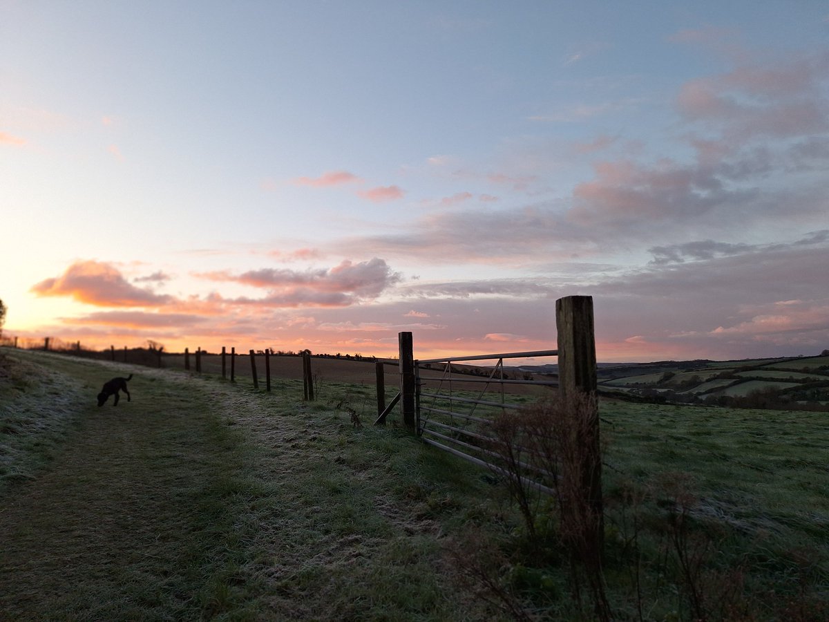 Red sky in the morning - OK possibly a warning weatherwise, but what a beautiful start to the day, ahead of <a href="/AffinaOD/">AOD</a> annual Development Day tomorrow. AOD colleagues from across the UK including the wonderful <a href="/WestM61/">Michael West</a> marking together AOD's 21st Anniversary supporting #teams. 🧡
