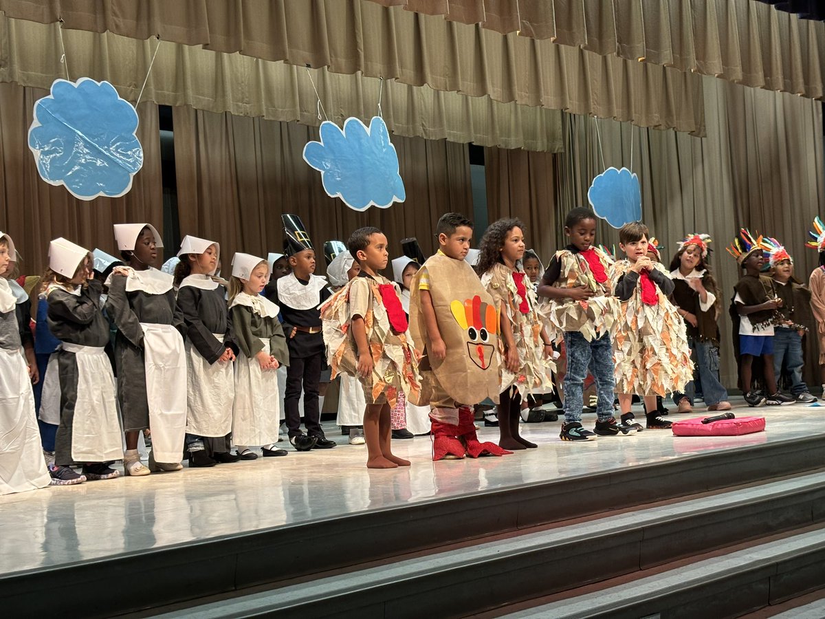 Our first graders did a great job last night with their Thanksgiving play. They had fun and learned about the history of the holiday. So proud of them for all their hard work!