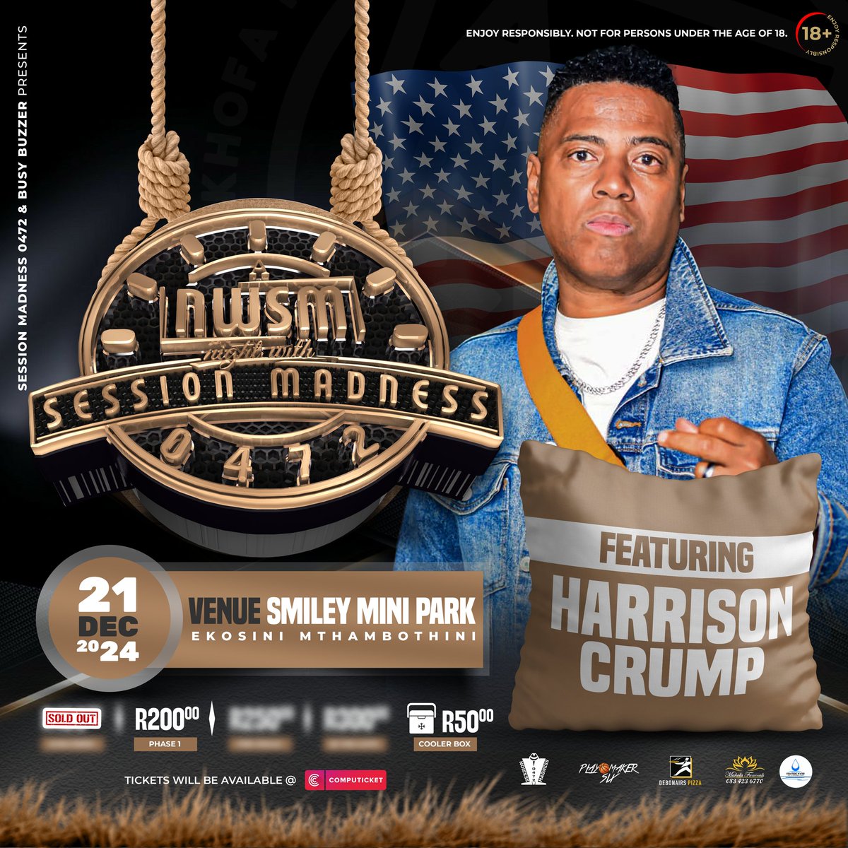 SessionMadness's tweet image. The wait is finally over, we are happy to announce one of the legends in the game, a giant that was always featured in the Soul Candi Sessions. All the way from the United States of America (🇺🇲 ), let us welcome the man who produced a lot of tunes which will forever dwell with us