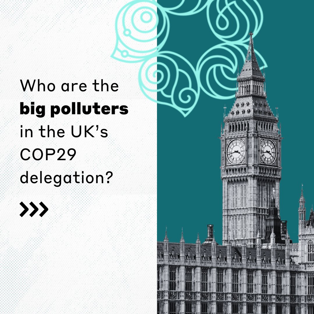 🤯There are a staggering 1773 fossil fuel lobbyists at #COP29. 

🇬🇧🛢️Some of these lobbyists - alongside representatives of other big polluter interests - are in the UK's own COP delegation...

 (1/10)