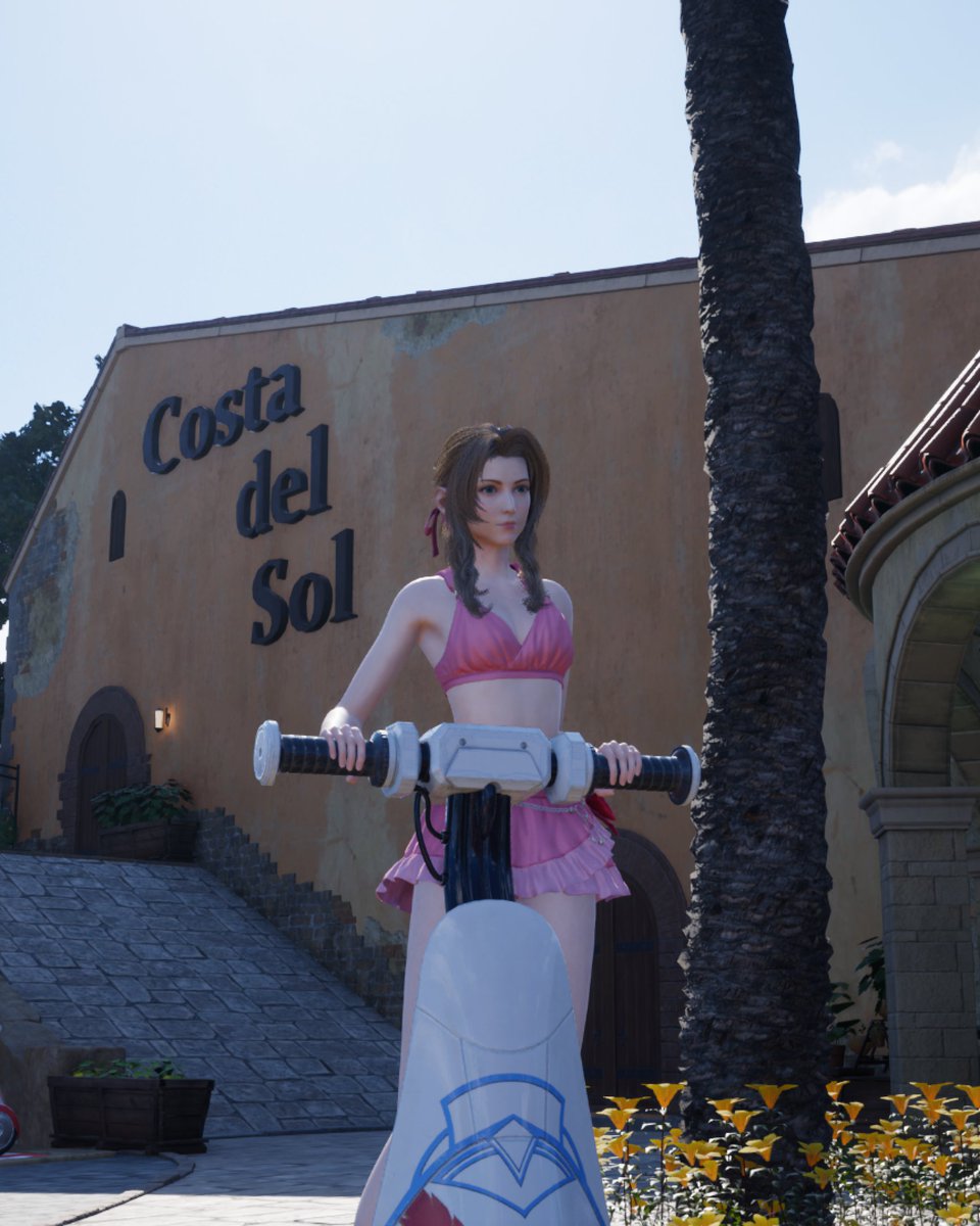 aerithfaremis1's tweet photo. 🌸🌴 #Aerith #FF7Rebirth https://t.co/0EDhR6i6Ds