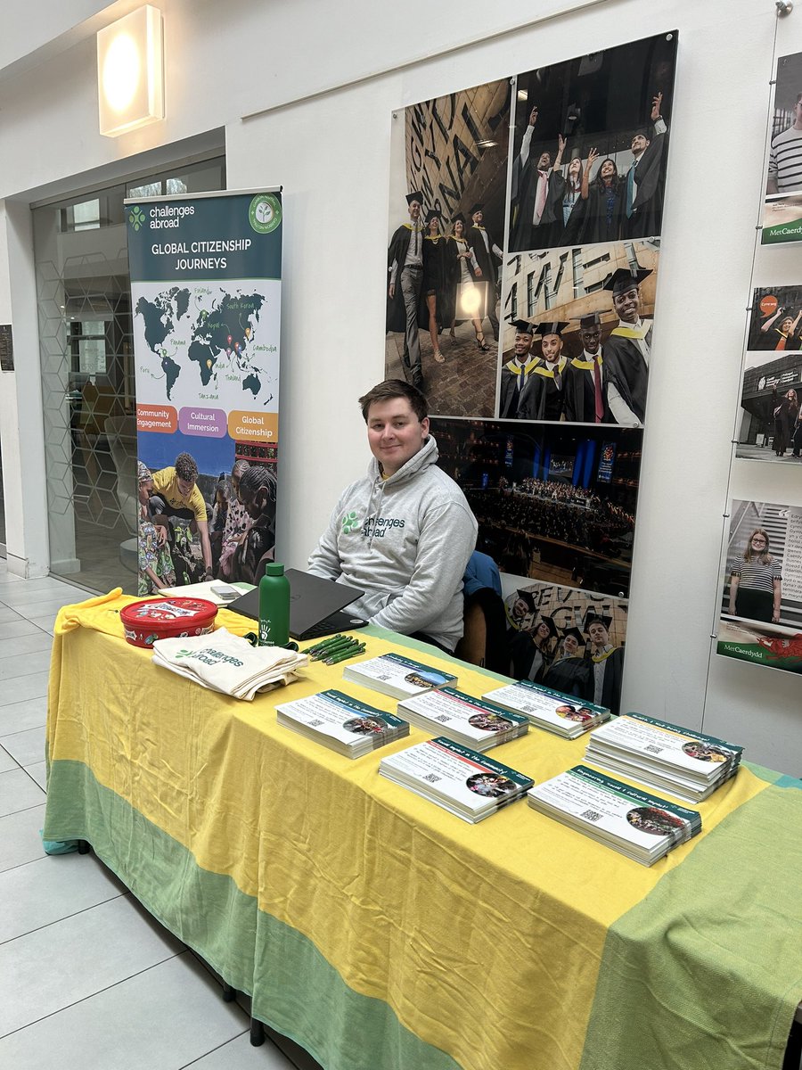 Rowena Kidger (@rowenaa) on Twitter photo Welcome to the Llandaff campus Henry from <a href="/ChallengeAbroad/">Challenges Abroad</a>! <a href="/cardiffmet/">Cardiff Metropolitan University</a> students, if you are interested in completing a summer placement please come along to CSM today for more information. Henry will be with us until 3pm.
#globalopps #cardiffmet Welcome to the Llandaff campus Henry from <a href="/ChallengeAbroad/">Challenges Abroad</a>! <a href="/cardiffmet/">Cardiff Metropolitan University</a> students, if you are interested in completing a summer placement please come along to CSM today for more information. Henry will be with us until 3pm.
#globalopps #cardiffmet