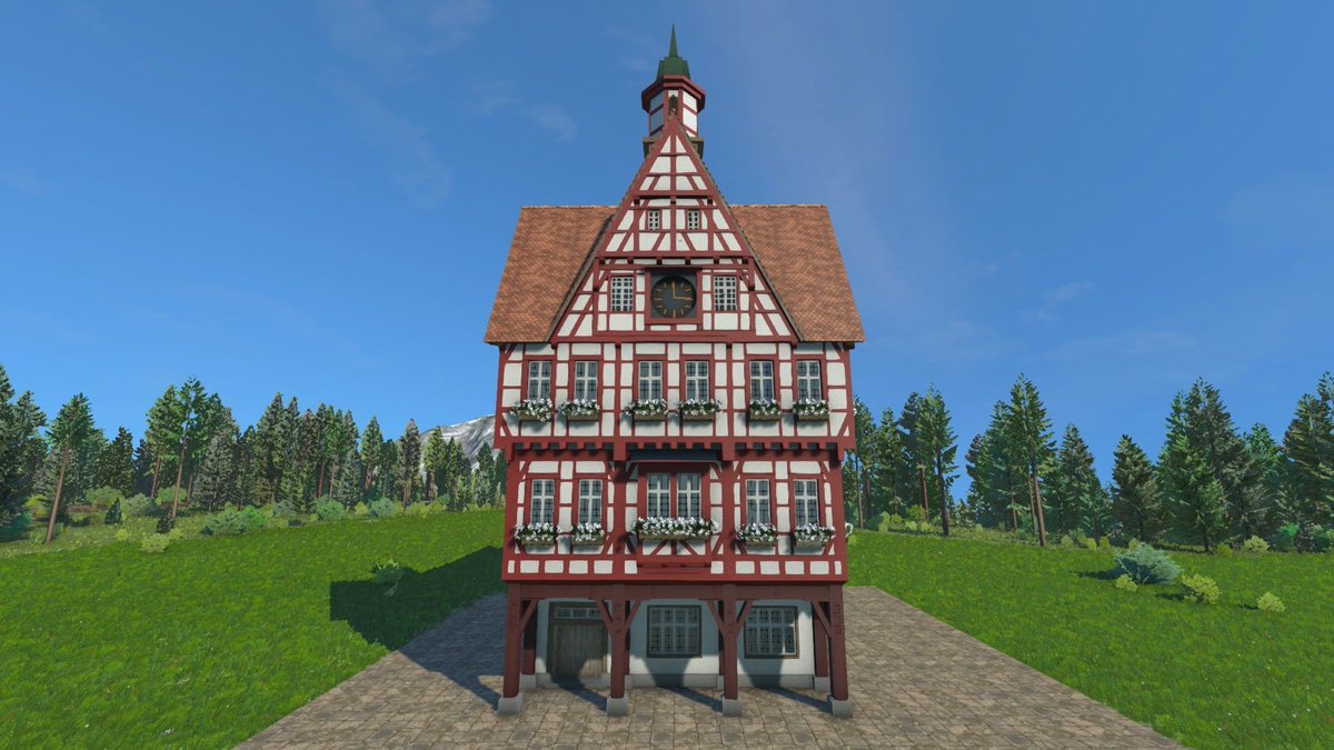 Town hall of Bad Urach by Carl von Rabenhaupt

➡️ steamcommunity.com/sharedfiles/fi…

#MedievalEngineers #NeedtoCreate