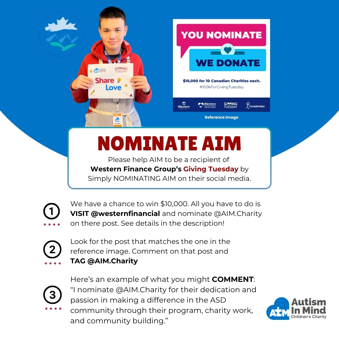 AutismInMindCC's tweet image. 𝐌𝐚𝐤𝐞 𝐚 𝐃𝐢𝐟𝐟𝐞𝐫𝐞𝐧𝐜𝐞 𝐓𝐡𝐢𝐬 𝐆𝐢𝐯𝐢𝐧𝐠 𝐓𝐮𝐞𝐬𝐝𝐚𝐲!
Our 2024 Giving Tuesday goal is $24,000—and YOU can help us get there! Right now, we have a chance to win $𝟏𝟎,𝟎𝟎𝟎 𝐟𝐫𝐨𝐦 𝐖𝐞𝐬𝐭𝐞𝐫𝐧 𝐅𝐢𝐧𝐚𝐧𝐜𝐢𝐚𝐥 𝐆𝐫𝐨𝐮𝐩, but we need your support.